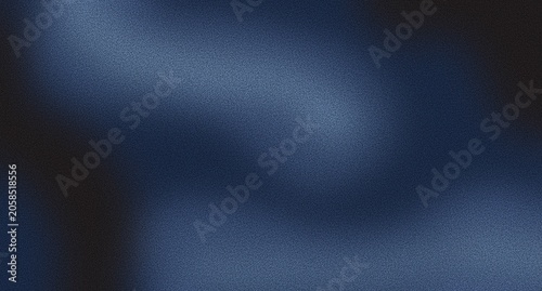 Tableau sur toile Dark Blue Abstract Background Texture, Grainy Navy Surface with Soft Light and S