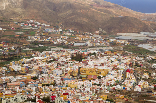 Dramatic view of Gran Canaria from Montana de Galdar Trail