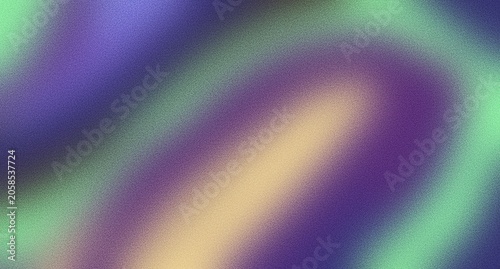 Abstract Blurred Purple and Green Background, Soft Diagonal Gradient Texture with Beige Center