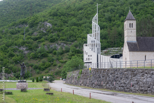 The Church of St John in Podmilačje near Jajce, Bosnia and Herzegovina