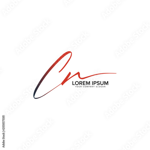 CR Logo Design, CR Initials Monogram, CR Handwritten Signature Logo, Elegant CR Letters, Luxury Monogram Vector, Custom Branding Identity, Premium Typography Design