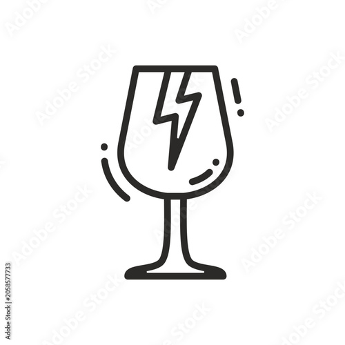 Symbol Regular icon Fragile victor