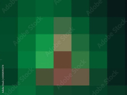 Serene figure in lotus position on green background with eyes closed in contemplation, meditative, prayer