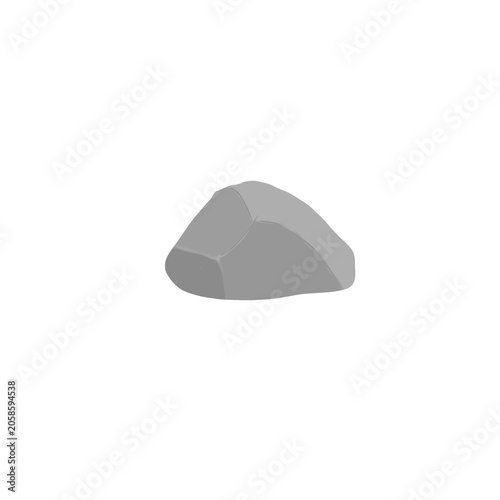 Photography stone isolated on white background