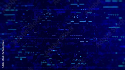 abstract blue animation