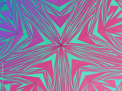 Fotografie Golden Ratio Geometric Tiling Vector Art Illustration