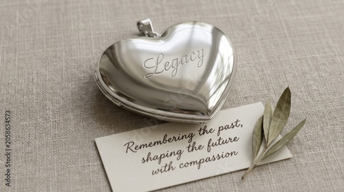 Silver Legacy Heart Locket Pendant