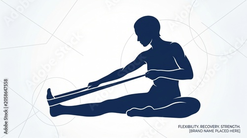 Yoga Practitioner in Lotus Position With Dumbbells