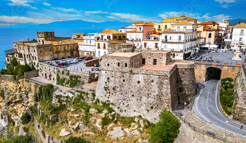Quadro em tela The city of Pizzo in the Province of Vibo Valentia, Calabria, Italy