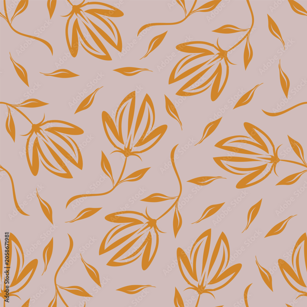 Fototapeta premium seamless floral pattern