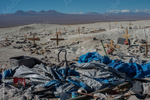 Basurero clandestino en San Pedro de Atacama