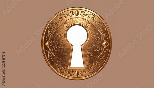 Vintage gold pocket watch with white face and roman numerals.