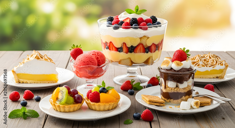 Obraz premium cake with berries