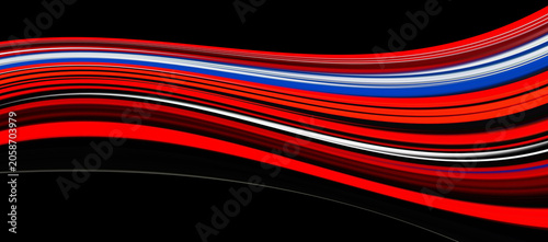 Abstract light trails background, futuristic motion, and speed concept design