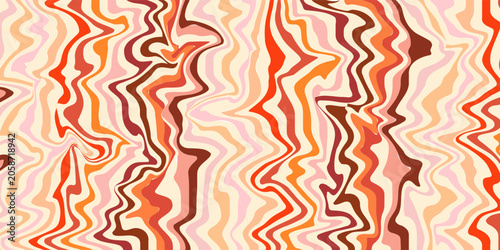 Valokuva Light Orange vector template with wry lines