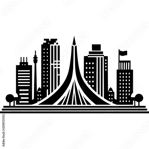 Dhaka Icon Vector