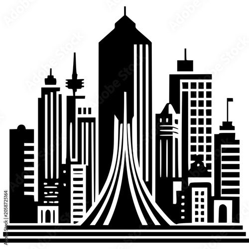 Dhaka Icon Vector
