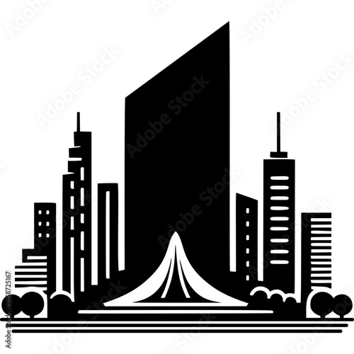 Dhaka Icon Vector