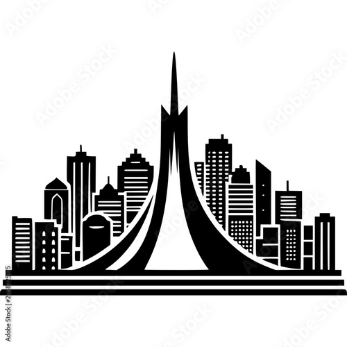 Dhaka Icon Vector