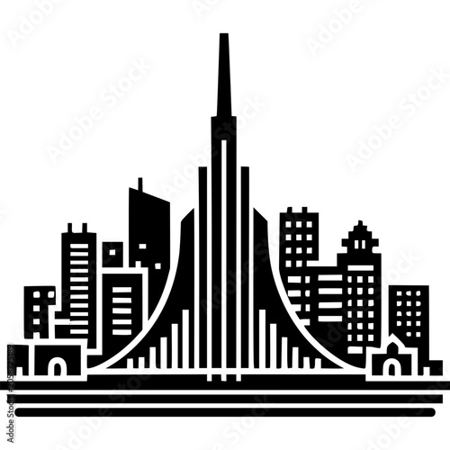 Dhaka Icon Vector