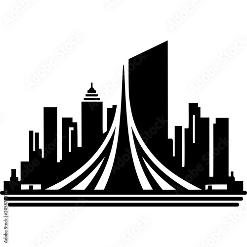 Dhaka Icon Vector