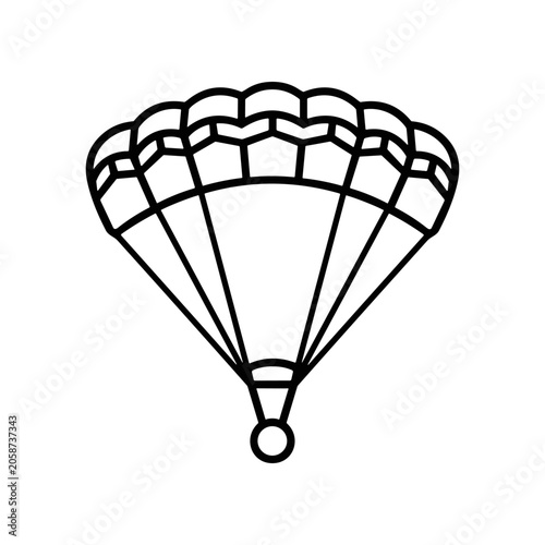 Parachute Descent Gliding Sport Equipment.