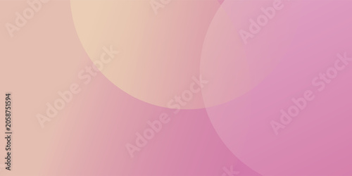 Foto Soft pastel background with overlapping circles