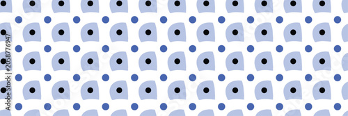Modern Abstract Dot and Tile Seamless Pattern