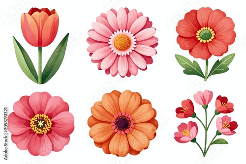 A bunch of flowers that are on a black background
