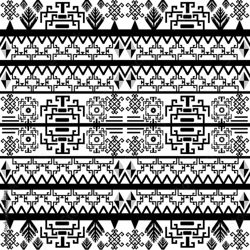 Geometric Ethnic Seamless Textile Pattern