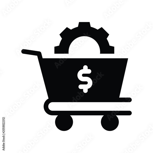  demand solid icon illustration vector graphic.eps