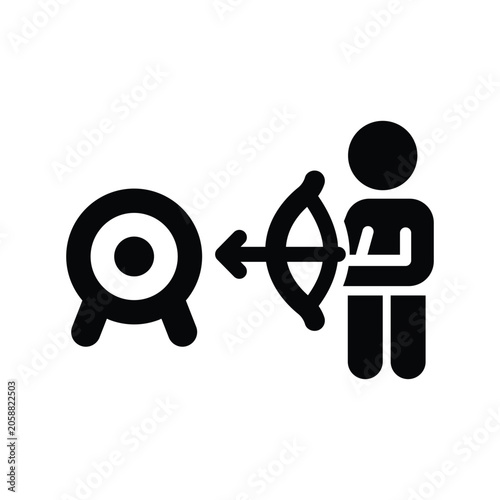 purpose solid icon illustration vector graphic.eps