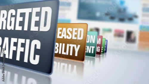 Benefits of SEO 3D Sign Showing Targeted Traffic and Increased Visibility