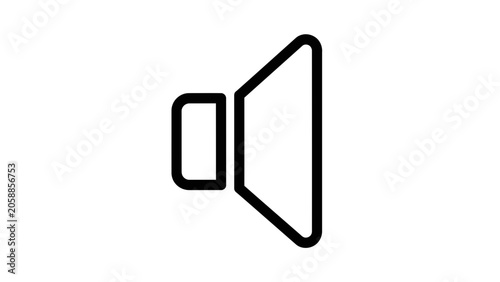 Canvas-taulu Speaker Icon, Sound Symbol, Audio Symbol, Volume Control Icon, Music Icon
