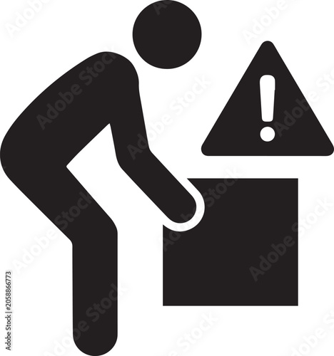 Black question mark symbol with hand pointing at it Vector