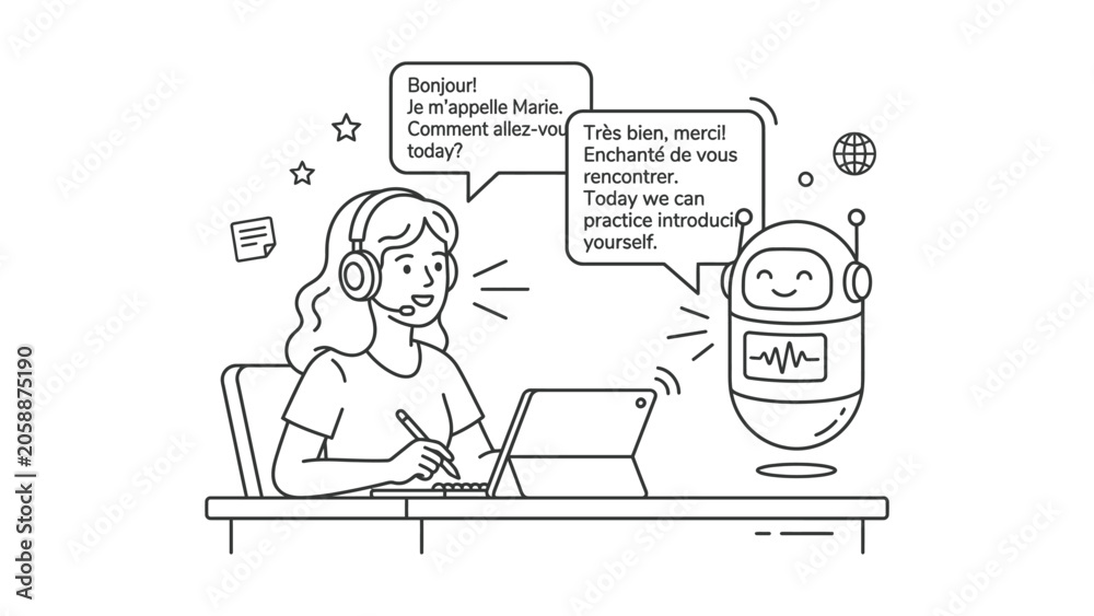 Naklejka premium Web