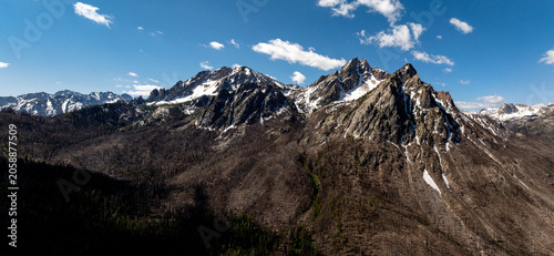 Famous Idaho peak in the Sawtooth mountains McGown Peak