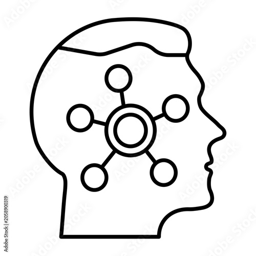 Psychology Vector Icon Design