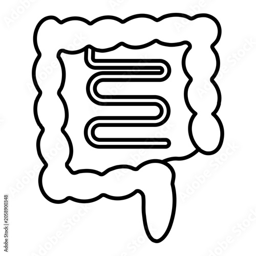 Intestines Vector Icon Design