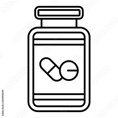 Supplements Vector Icon Design