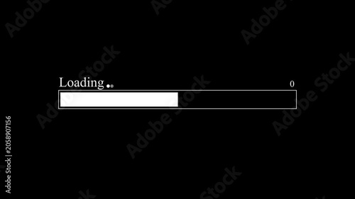   




White loading bar, pixel art animation