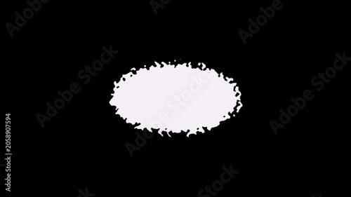 black hole in a white background
