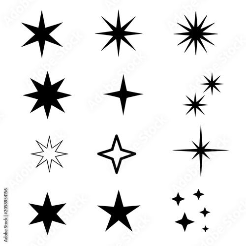 STAR BUNDLE PACK ICON VECTOR