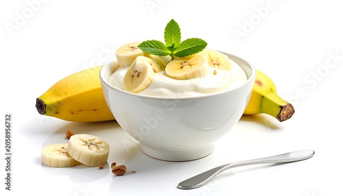 Creamy banana yogurt