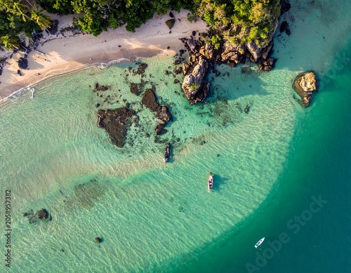 Crystal clear tropical bay