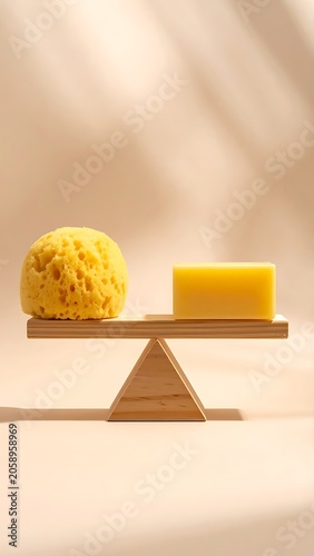 Natural objects on scale