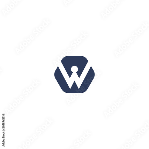 Letter W Logo Simple Design. W Initial Logo