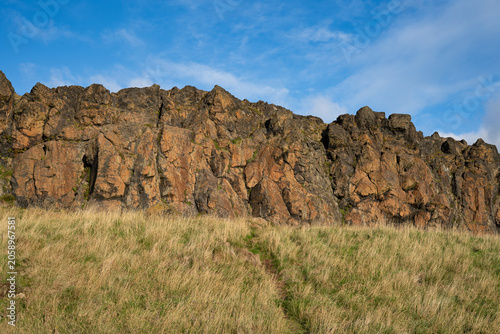 Cuadro en lienzo Hill Arthur’s Seat Edinburgh, Scotland hiking nature view landscape