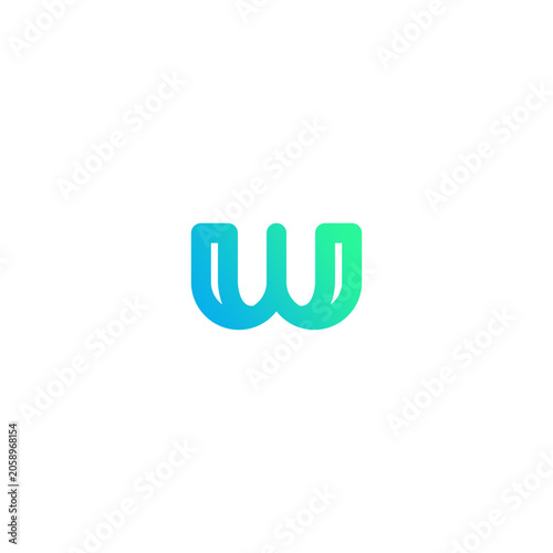 Logo Design With Letter W Vector. W Icon Design