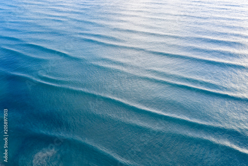 Open Ocean Swell On Very Calm Morning